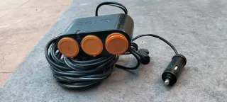 Ladrón mechero coche 3 salidas