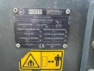 Miniexcavadora Wacker Neuson 803