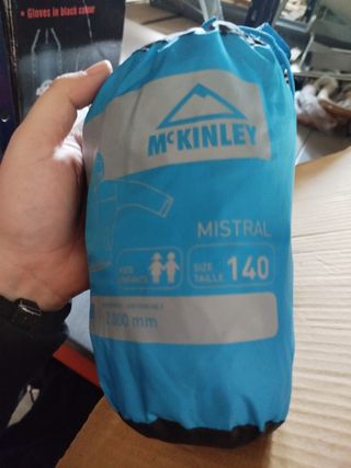 Chubasquero McKinley Mistral Talla 140 Azul