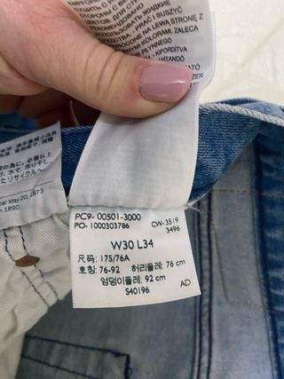 Jeans Levi's 501 Uomo Blu