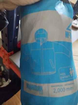 Chubasquero McKinley Talla 152 Azul