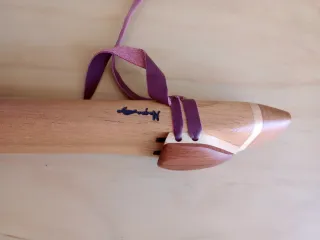 NUEVA Flauta Nativa Doble Artesanal