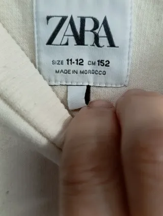 Sudadera Zara Talla 11-12 años