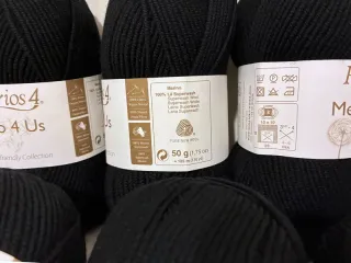 8 madejas lana Merino 4 us color 07