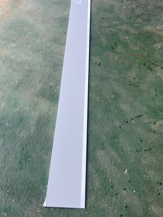 Visera aluminio para cierre de ventanas de 3 metro