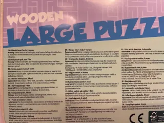 Puzzle in legno con animali