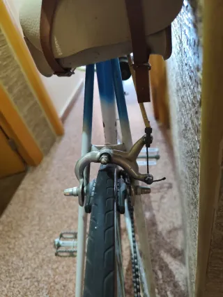 Bicicleta Orbea Clásica Azul y Blanca