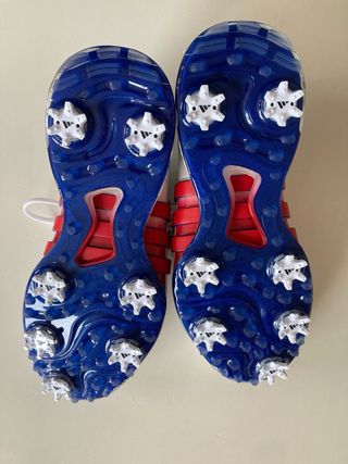 Adidas Tour Golf 360 Zapatillas Blancas Rojas