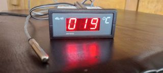 Termómetro + Sonda + Transf 12V Eliwell EWTM102