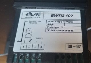 Termómetro + Sonda + Transf 12V Eliwell EWTM102