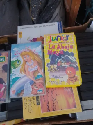 Lote Cintas VHS Barrio Sésamo y Príncipe Egipto