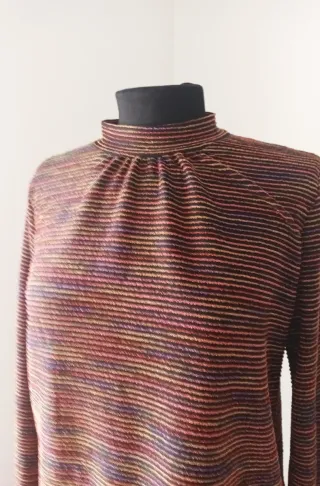 Jersey fino metalizado mujer