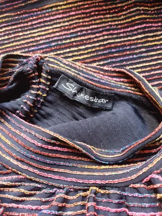 Jersey fino metalizado mujer