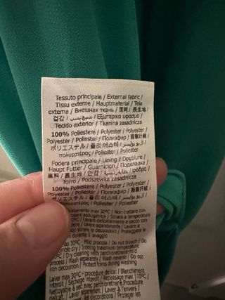 Vestito Liu Jo lungo verde con scollatura posterio