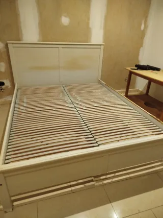 Cama IKEA Aspelund 140x200cm + Somier