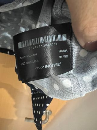 Chaqueta Zara Lunares Talla M