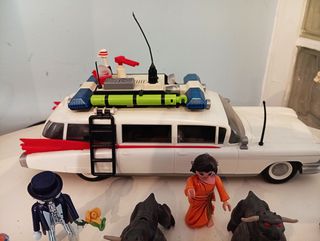 Playmobil Cazafantasmas: Coche y Figuras