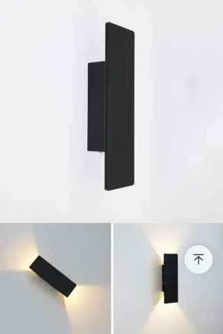 Aplique LED Exterior Negro