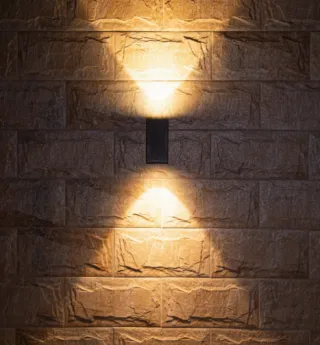 Aplique LED Exterior Negro