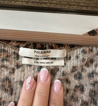 Vestido Pull & Bear estampado leopardo