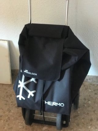 Carrito de compra Rolser negro
