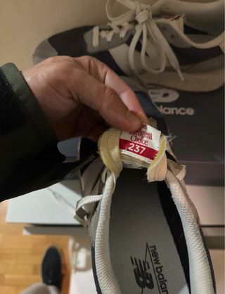 Zapatillas New Balance Azul y Gris