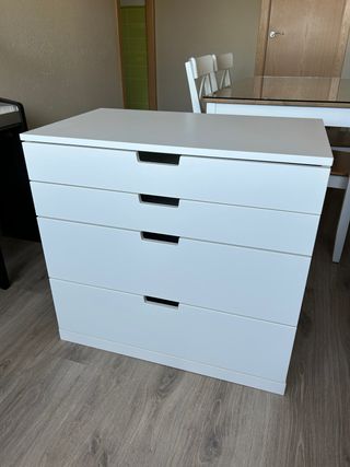 Cómoda IKEA Nordli Blanca