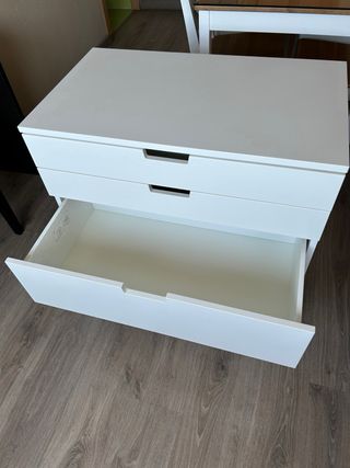 Cómoda IKEA Nordli Blanca
