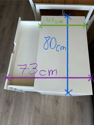 Cómoda IKEA Nordli Blanca