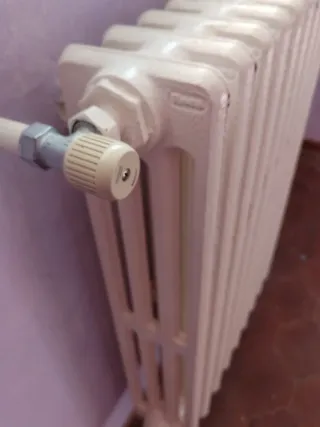 6 radiadores  de hierro fundido de diferentes medi