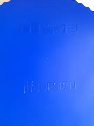 Moldes Redondos de Silicona Azul