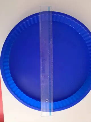 Moldes Redondos de Silicona Azul