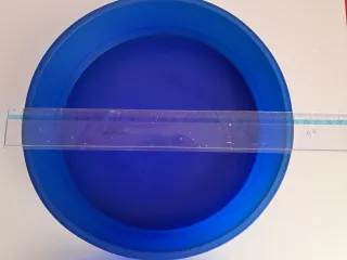 Moldes Redondos de Silicona Azul