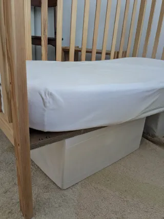 Cuna de madera ikea 60x120 (con o sin colchón)