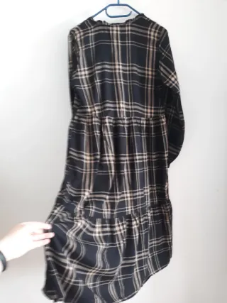 Vestido largo cuadros Ever.me