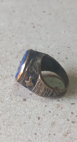 Vecchio anello sigillo afhgano mm 17,8