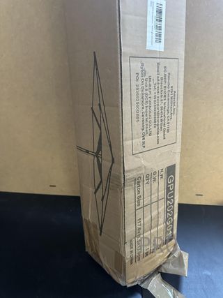 Sombrilla de jardín gris