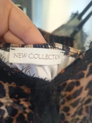 Lencero leopardo con encaje negro