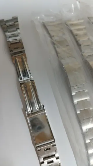 Lote de 5 Brazaletes acero de 25mm terminal 10mm