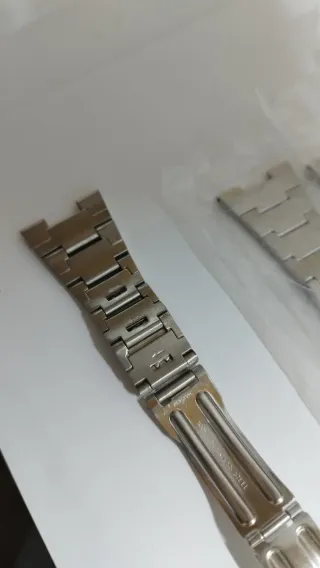 Lote de 5 Brazaletes acero de 25mm terminal 10mm