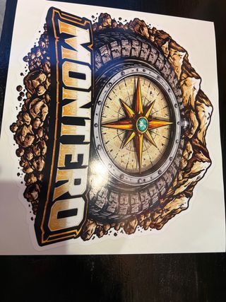 Pegatina Montero 4x4 Off Road