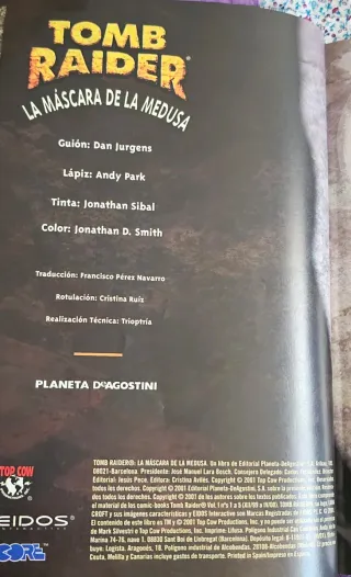 Cómic Tom Raider