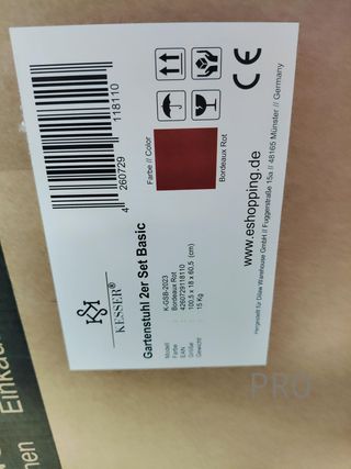 Silla de jardín con respaldo - Kesser