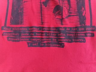 Camiseta India Estampada Roja