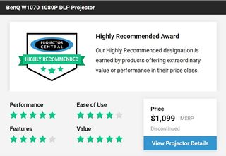 Proyector BenQ W1070 DLP