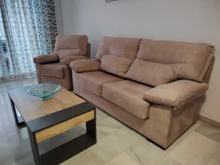 Sofá 3 plazas y sillón individual