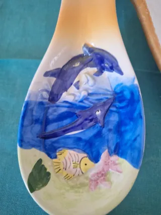 Lotto 2 poggia mestoli decorati