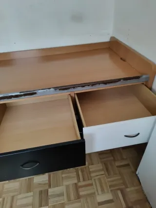 Cama nido con cajones