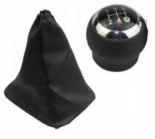 Pomo palanca cambios Toyota 5 vel. negro
