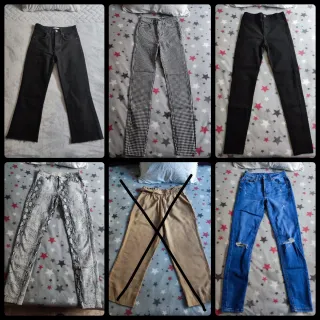Lote 5 Pantalones Mujer Talla 34